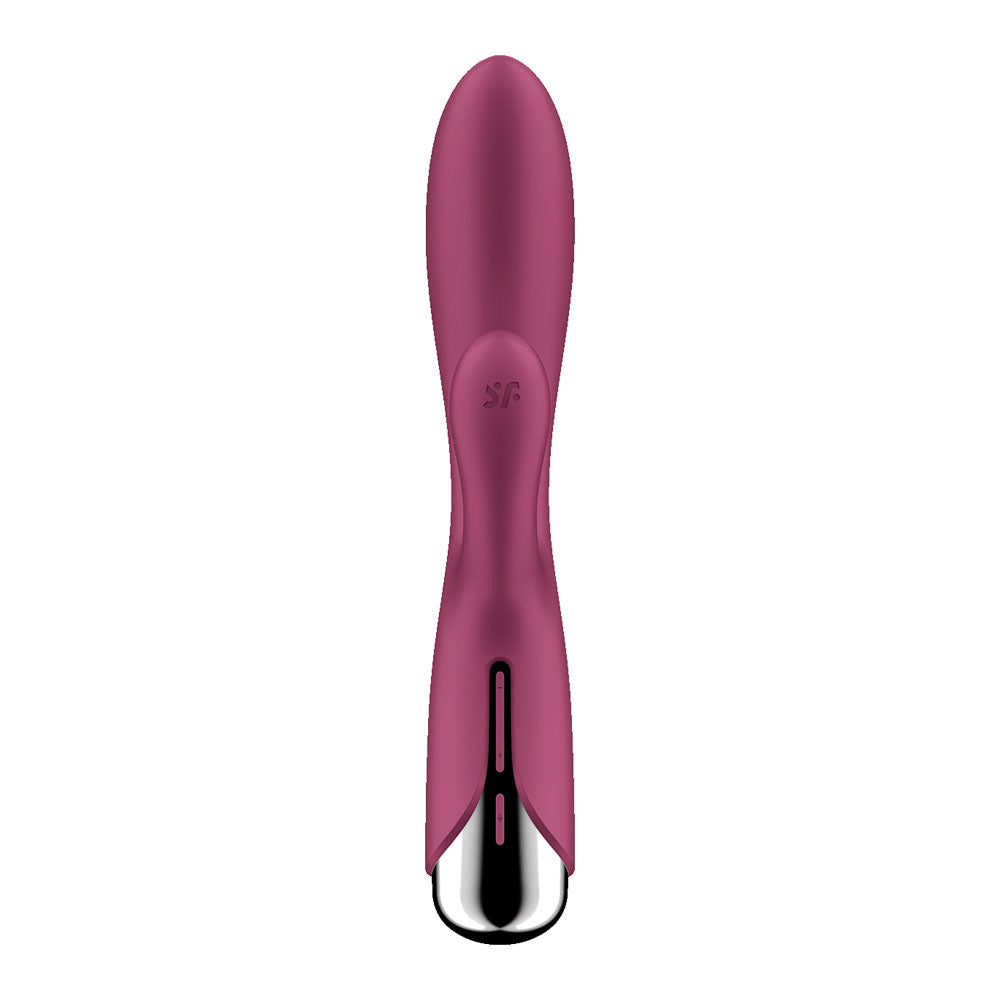 Satisfyer Spinning Rabbit 1 - Red - Red 20 cm USB Rechargeable Rotating Rabbit Vibrator-4048727