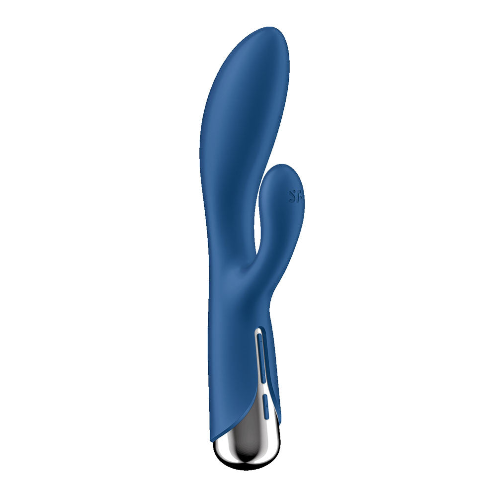 Satisfyer Spinning Rabbit 1 - Blue - Blue 20 cm USB Rechargeable Rotating Rabbit Vibrator-4048734