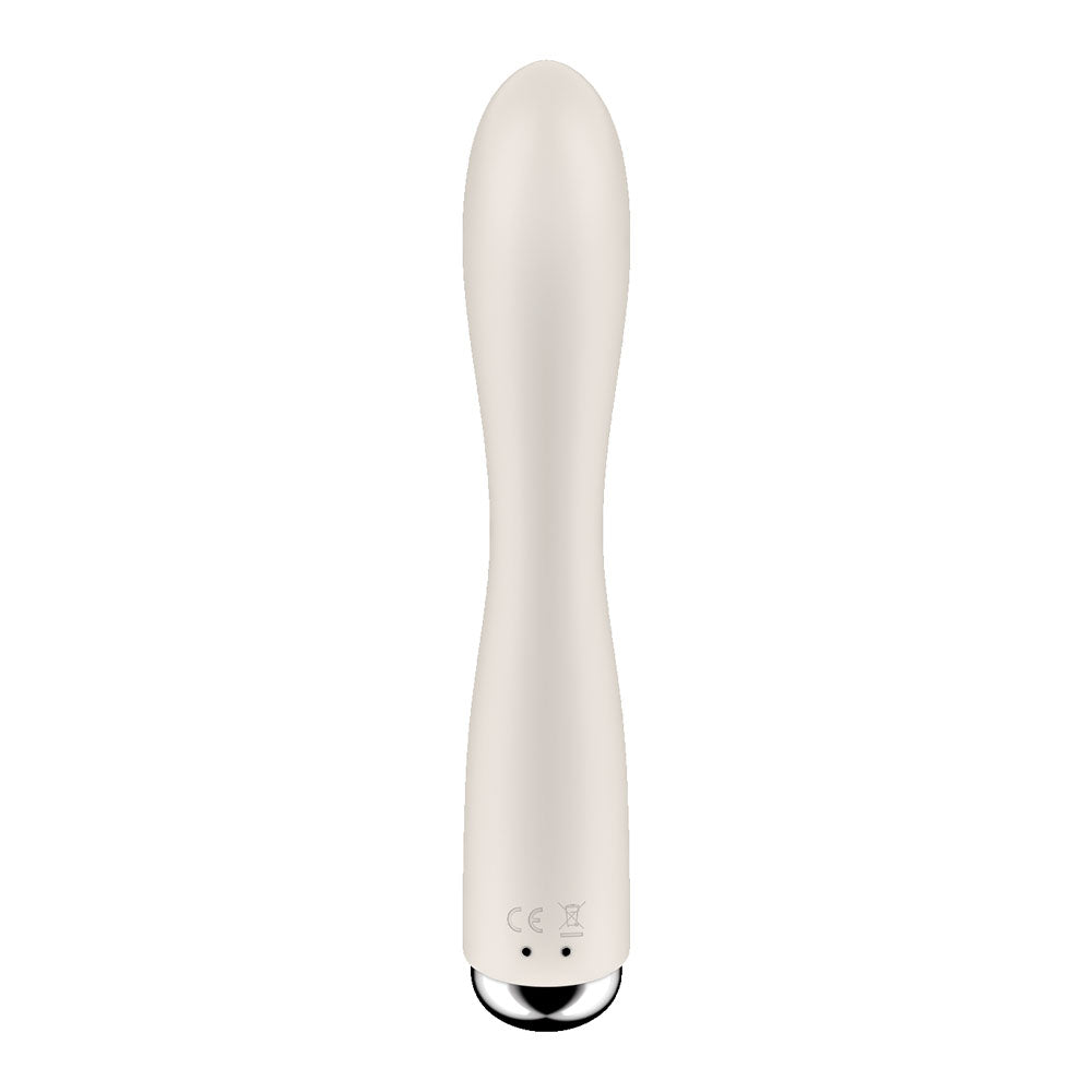 Satisfyer Spinning Rabbit 1 - Beige - Beige 20 cm USB Rechargeable Rotating Rabbit Vibrator-4048741