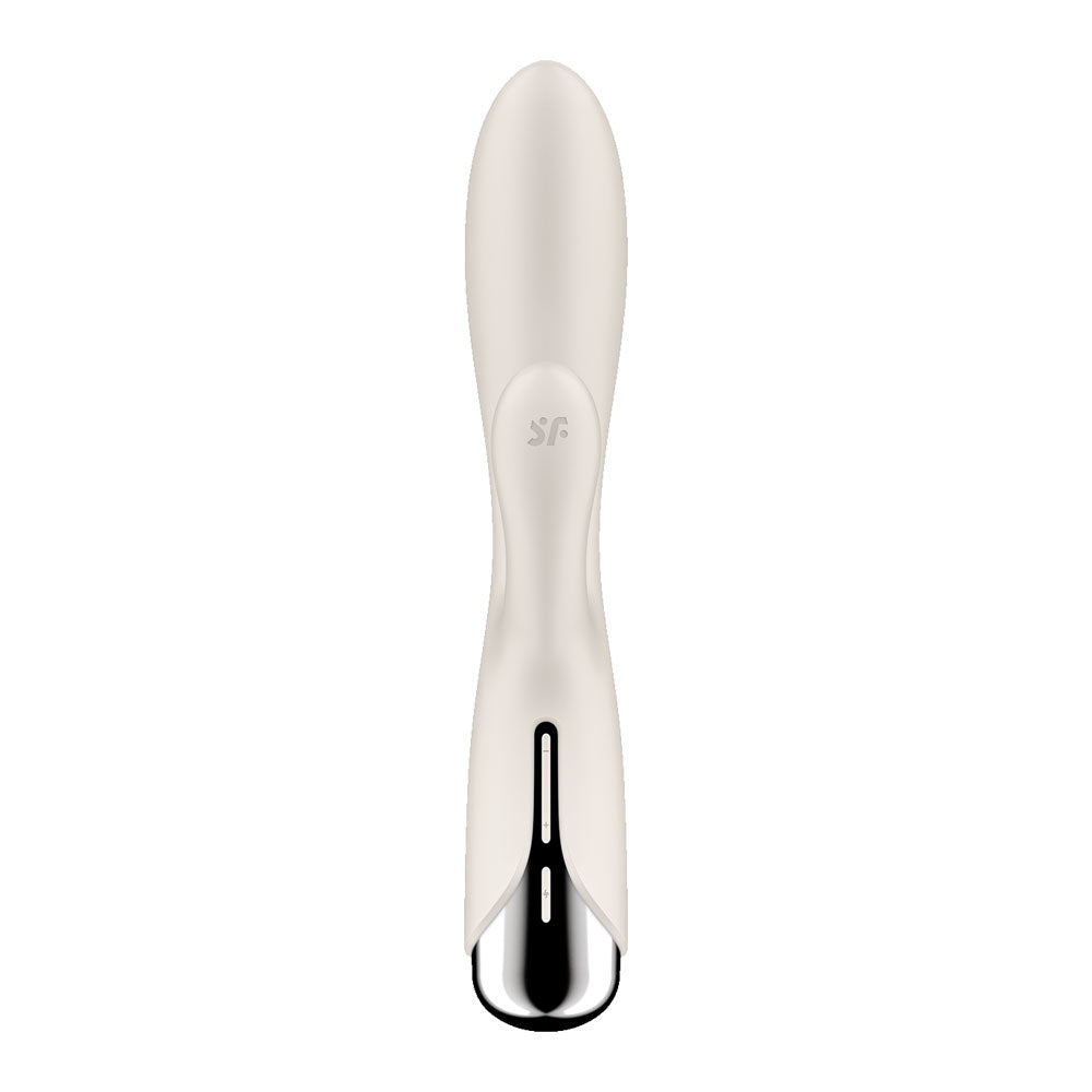 Satisfyer Spinning Rabbit 1 - Beige - Beige 20 cm USB Rechargeable Rotating Rabbit Vibrator-4048741