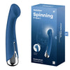 Satisfyer Spinning G-Spot 1 - Blue - Blue 16.5 cm USB Rechargeable Rotating Vibrator-4048765