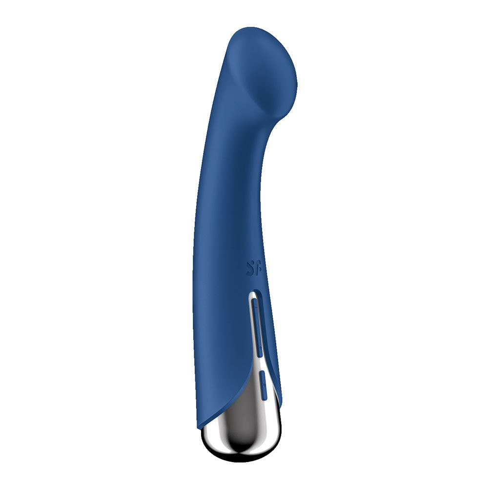 Satisfyer Spinning G-Spot 1 - Blue - Blue 16.5 cm USB Rechargeable Rotating Vibrator-4048765