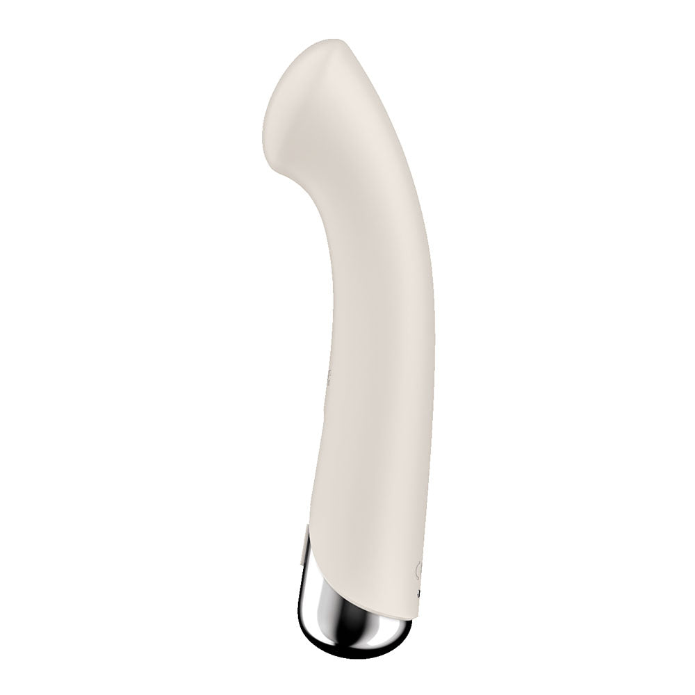 Satisfyer Spinning G-Spot 1 - Beige - Beige 16.5 cm USB Rechargeable Rotating Vibrator-4048772