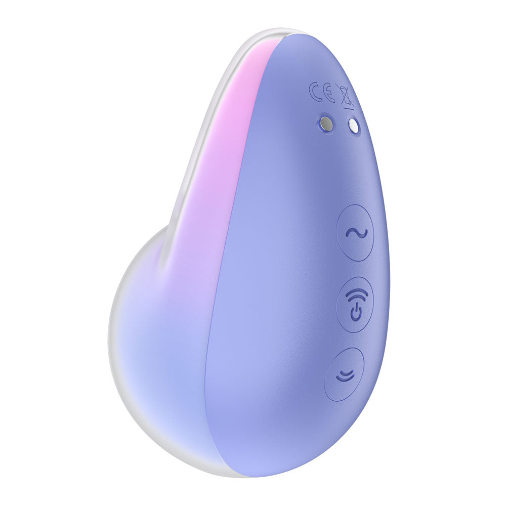 Satisfyer Pixie Dust - Violet/Pink - Violet/Pink USB Rechargeable Vibrating Air Pulse Stimulator - 4049731