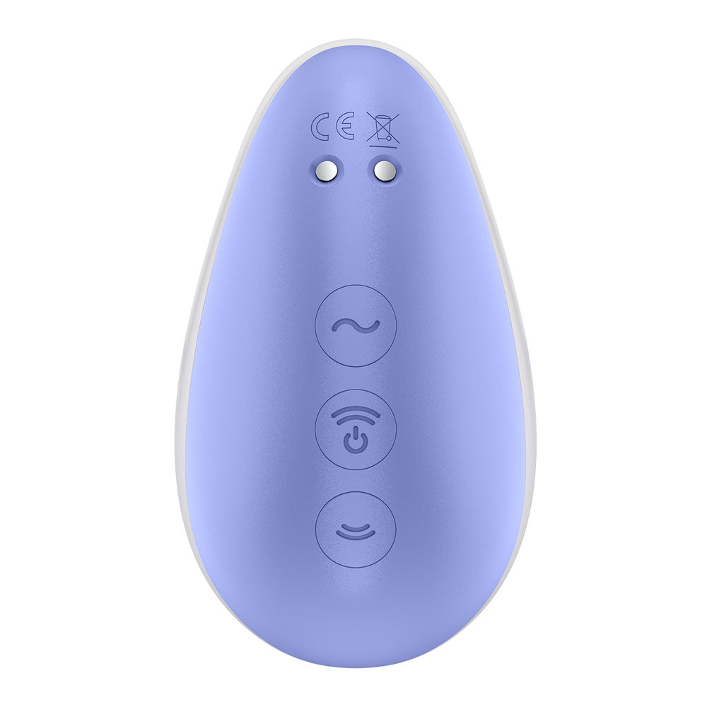 Satisfyer Pixie Dust - Violet/Pink - Violet/Pink USB Rechargeable Vibrating Air Pulse Stimulator - 4049731