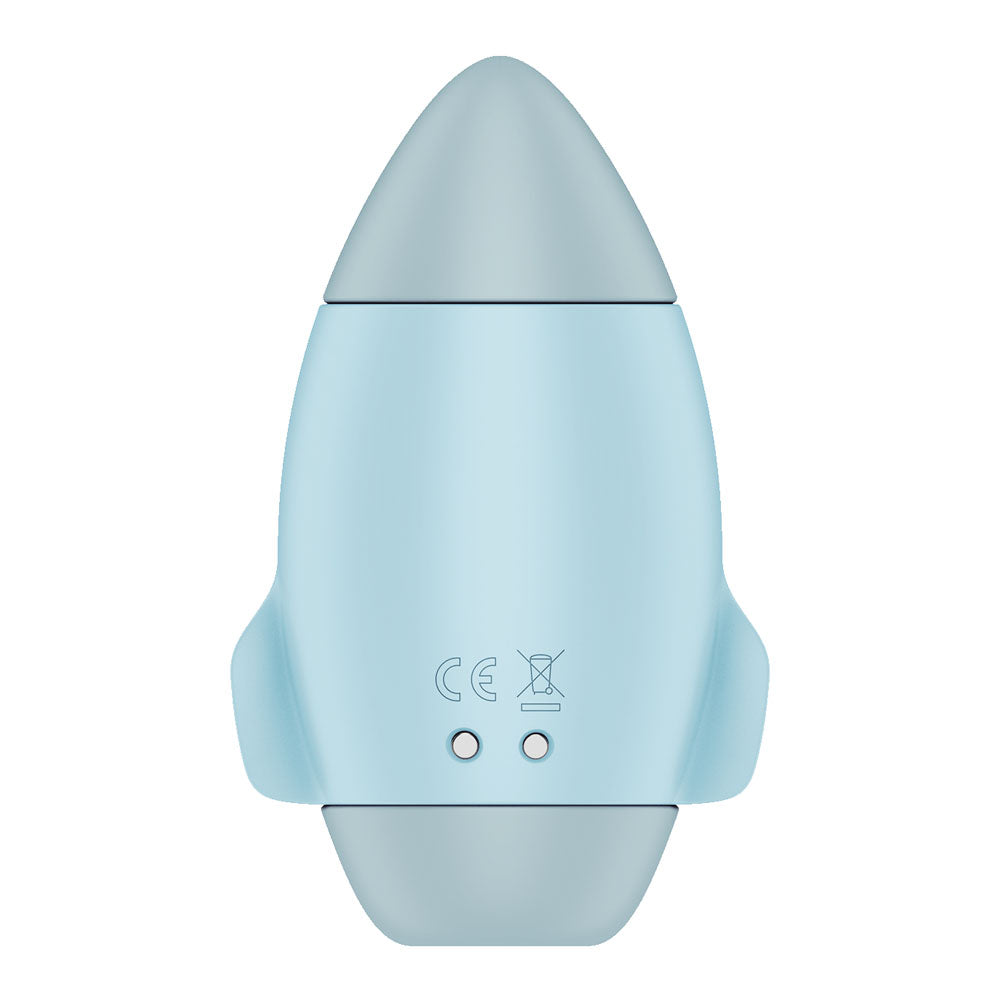 Satisfyer Mission Control - Blue - Blue USB Rechargeable Vibrating Air Pulse Stimulator-4060071