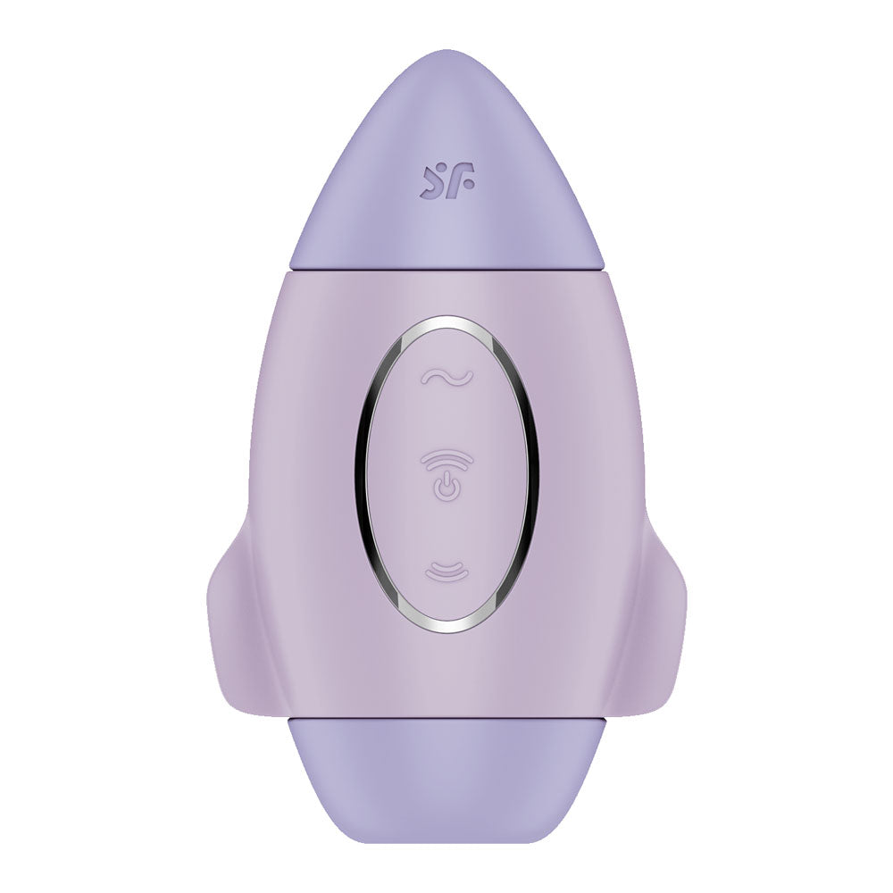 Satisfyer Mission Control - Violet - Violet USB Rechargeable Vibrating Air Pulse Stimulator-4060088