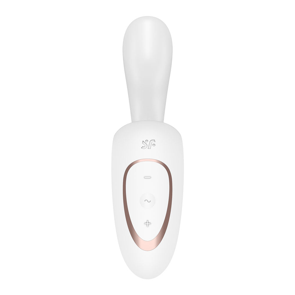 Satisfyer G For Goddess 1 - White - White USB Rechargeable Vibrator with Clit Stim-4065885