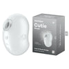 Satisfyer Cutie Ghost - White - White USB Rechargeable Air Pulse Stimulator-4067766