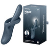 Satisfyer Heat Flex 4 - Grey - Grey USB Rechargeable Heating Vibrator-4068237