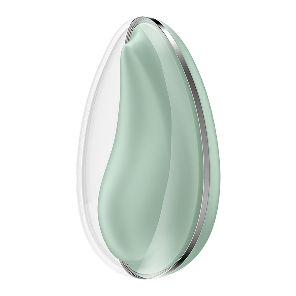 Satisfyer Drop To Go - Mint - Mint Green USB Rechargeable Clitoral Stimulator-4082042
