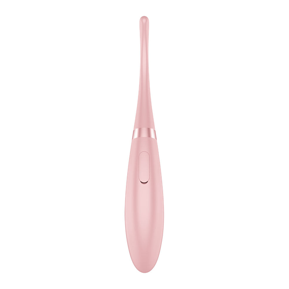 Satisfyer Tip Tease - Rose - Rose USB Rechargeable Vibrator with Twirling Tip-4082356