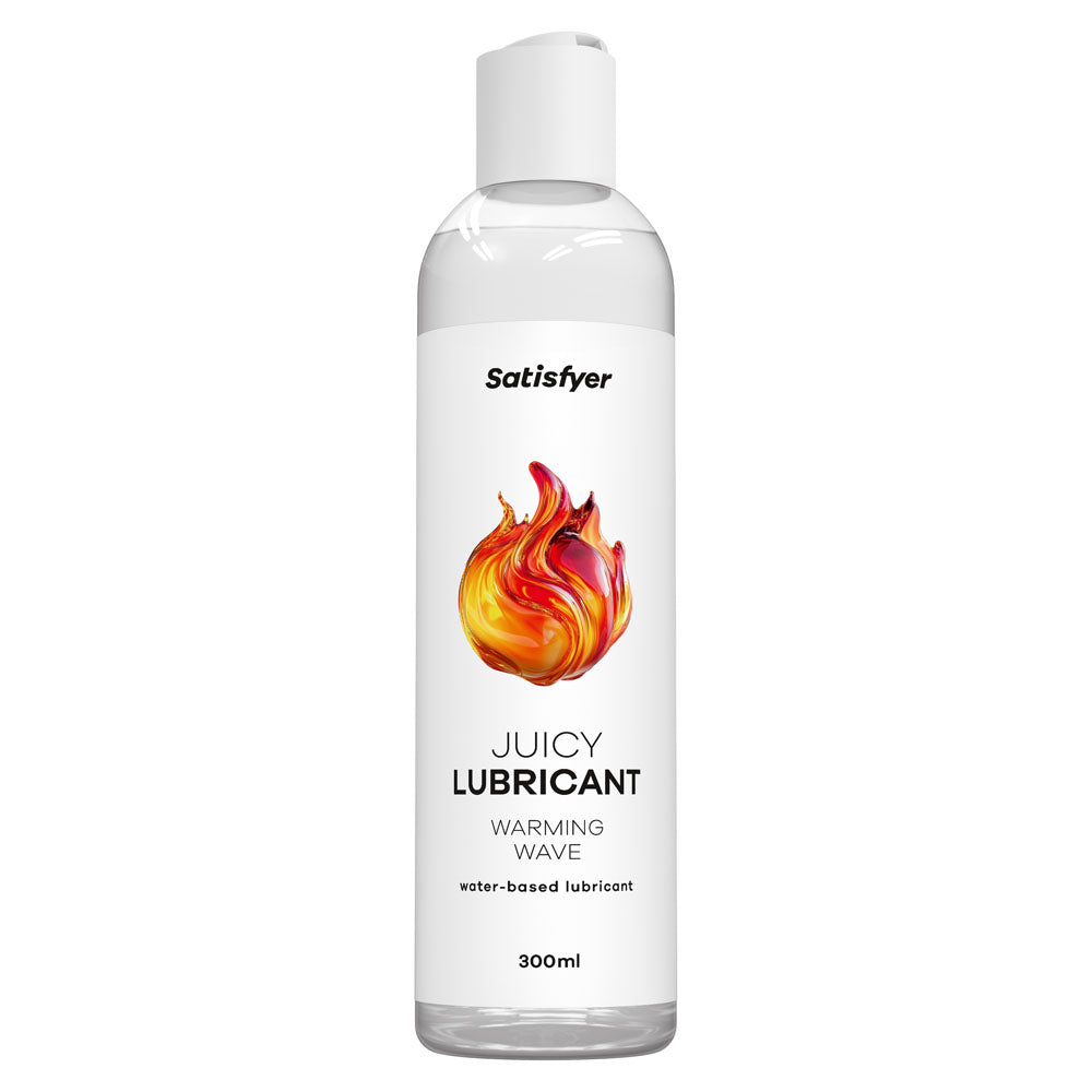 Satisfyer Juicy Lubricant 300 ml Warm Wave - Warming Water Based Lubricant - 300 ml Bottle-4082851