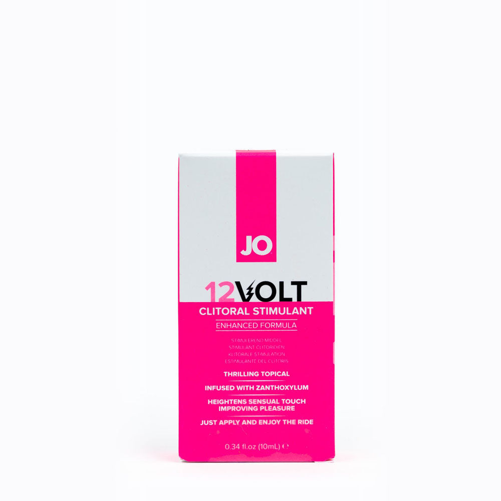 JO 12 Volt Clitoral Stimulant - 10 mL - Stimulating Gel for Women - 10 ml Tube-41217