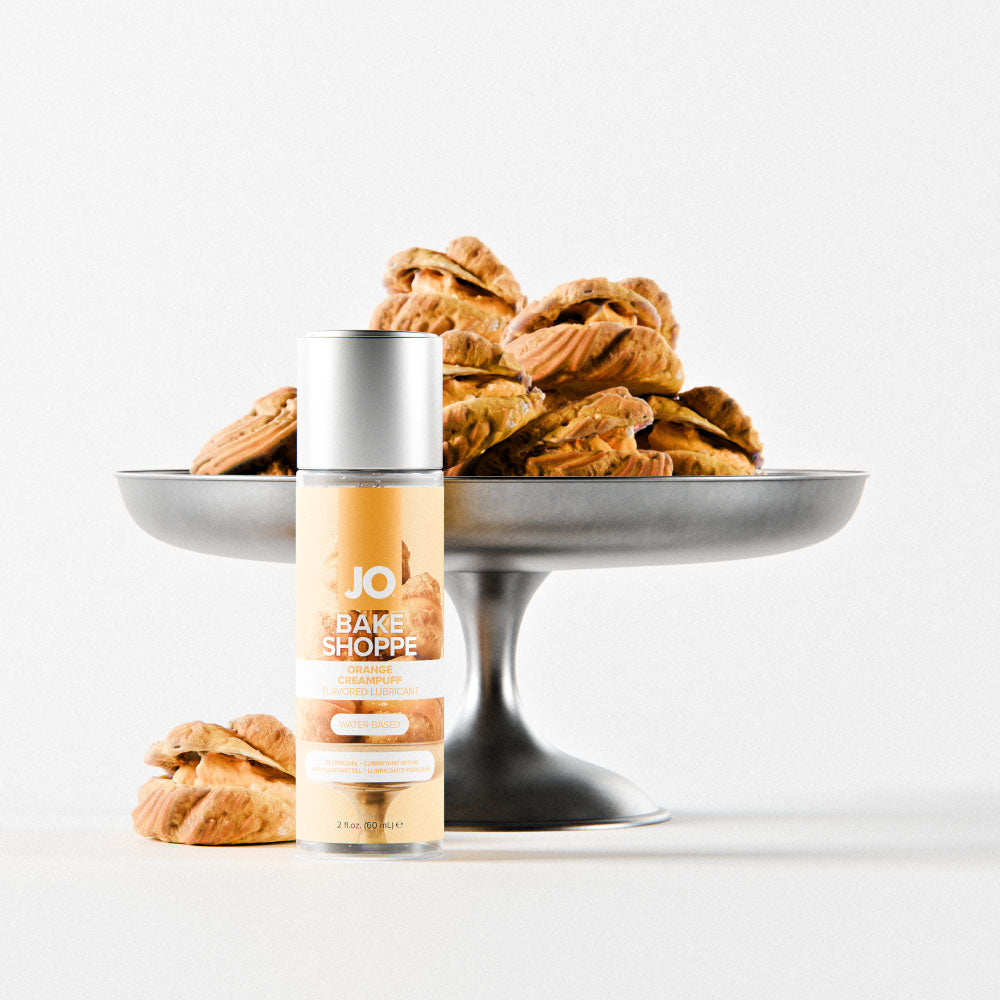 JO Bake Shoppe - Orange Creampuff - Orange Creampuff Flavoured Water Based Lubricant - 60 ml Bo