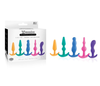 X COMBO 5PC MULTI COLOURED SILICONE BUTT PLUG SET-632396