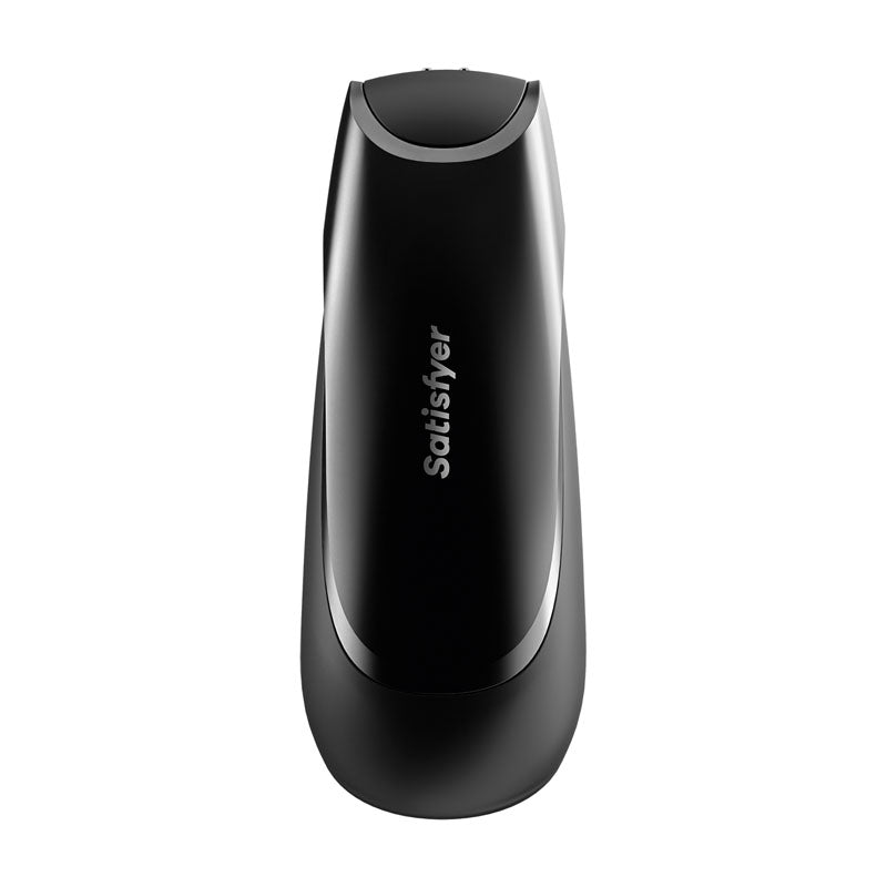 Satisfyer Men Vibration+ - Black USB Rechargeable Masturbator with App Control-9016570