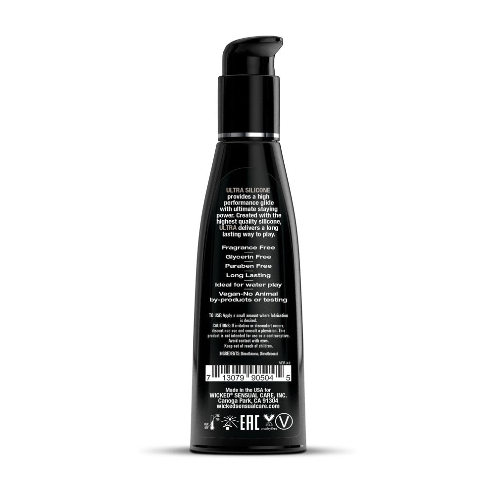 Wicked Ultra - Silicone Lubricant - 120 ml (4 oz) Bottle-90504