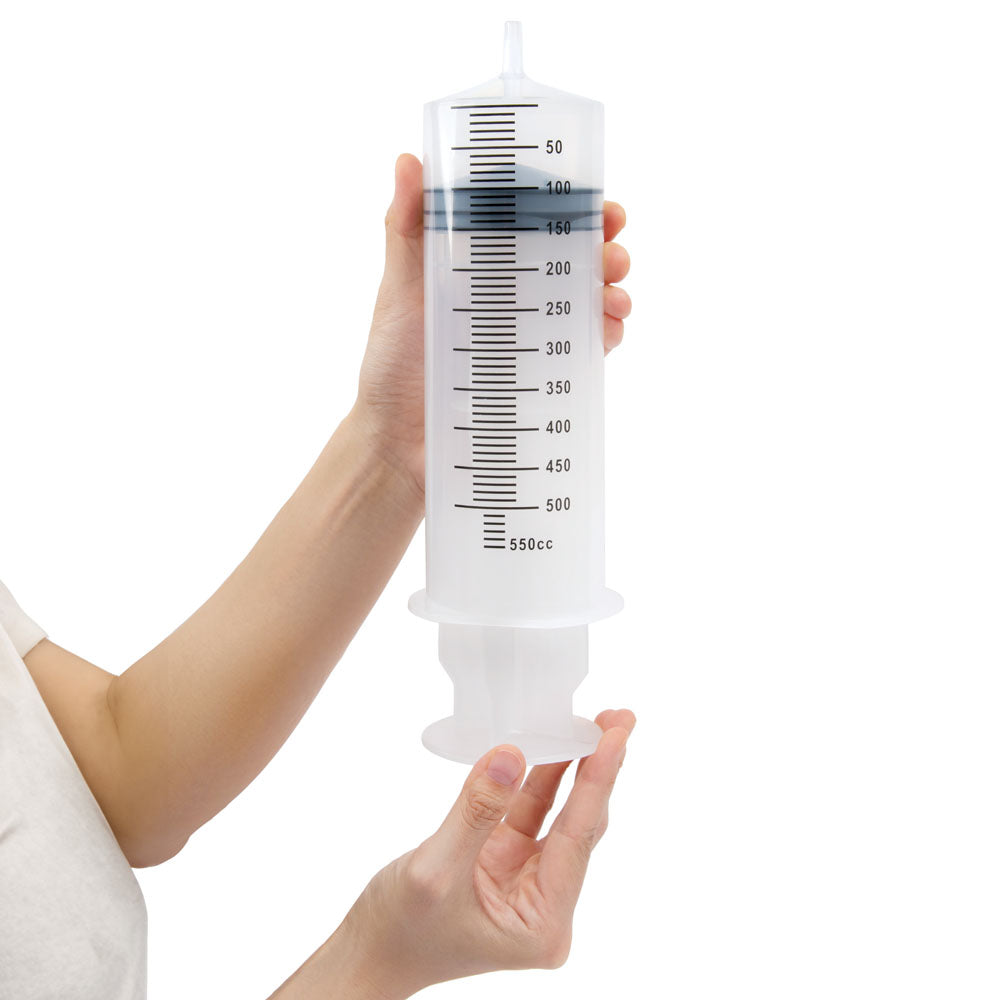 AquaClean 550ml Enema Syringe - 550 ml Capacity with Free Travel Douche Included-AC111