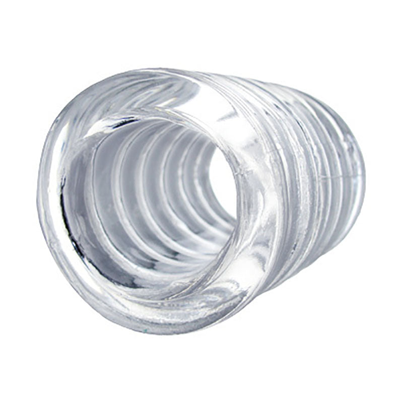 Trinity Spiral Ball Stretcher - Clear Ball Stretcher Ring-AC759