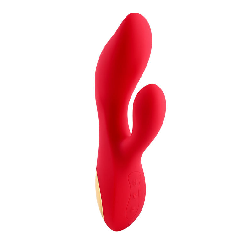 Adam & Eve EVES BIG AND CURVY G - Red 19.8 cm USB Rechargeable Rabbit Vibrator-AE-BL-1300-2