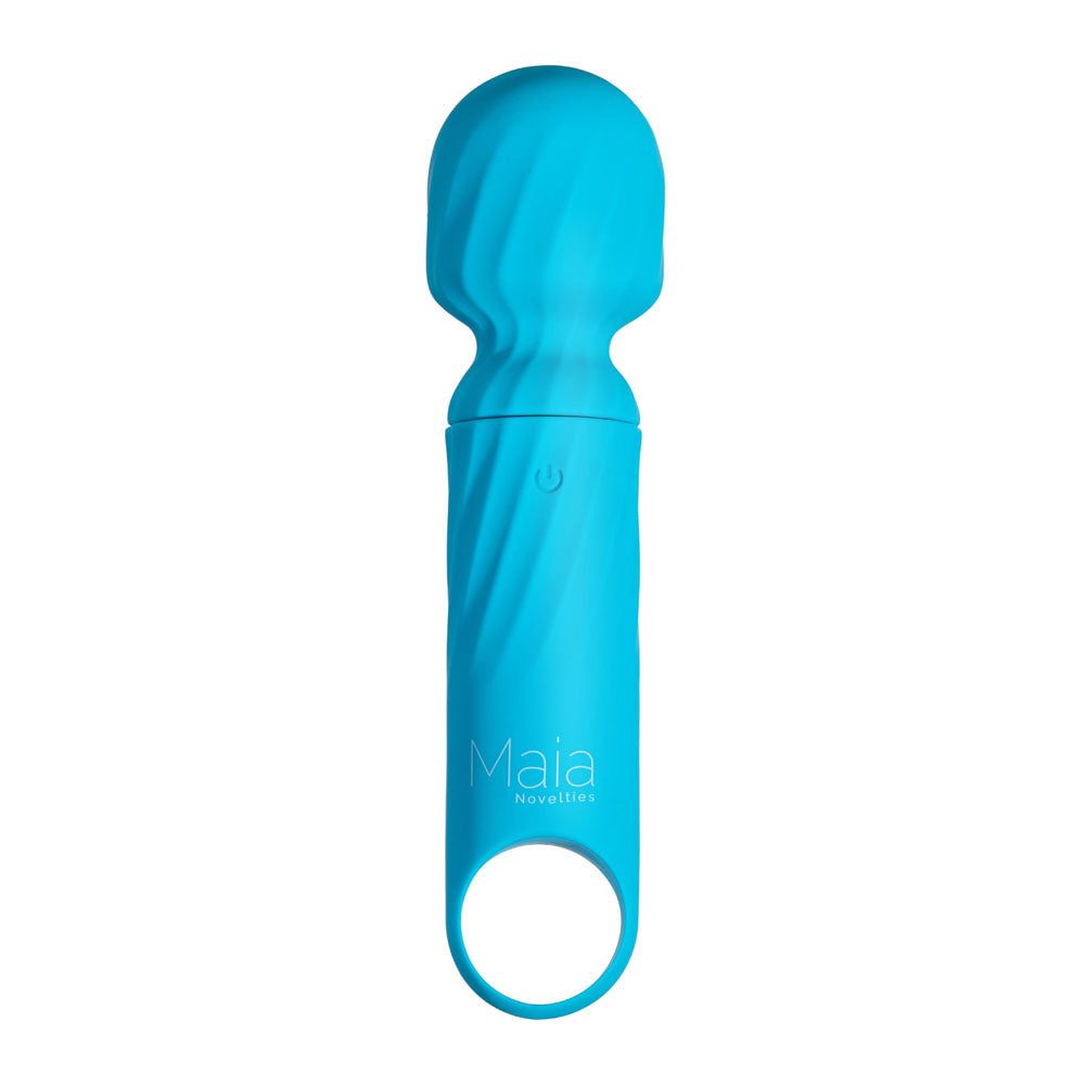 Maia DOLLY - Blue - Blue 12.7 cm USB Rechargeable Massage Wand-AF-004-B4