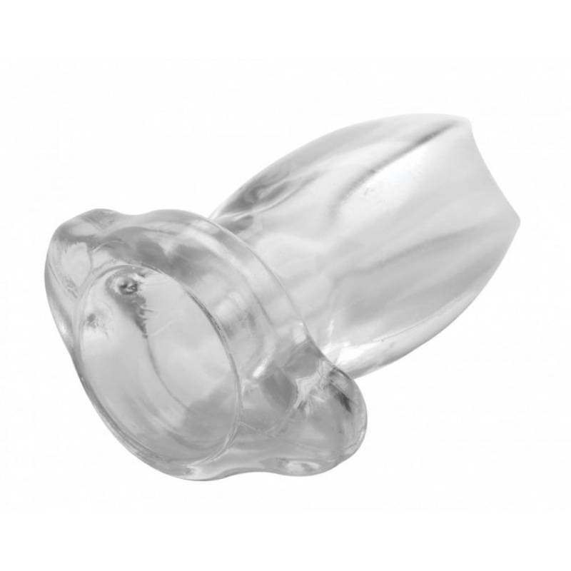 Master Series Gape Glory - Clear Large Hollow Anal Plug-AF816-LARGE