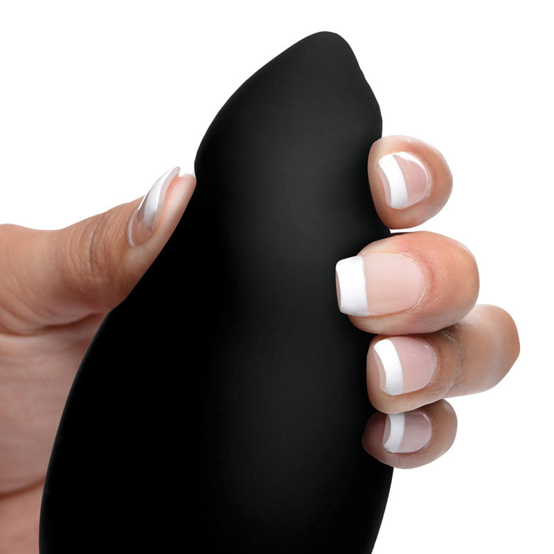 Ass Thumpers The Taper - Black 13 cm USB Rechargeable Vibrating Butt Plug with Wireless Remote-AG389