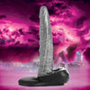 Creature Cocks The Gargoyle Rock Hard Silicone Dildo - Silver 23.6 cm Fantasy Dildo-AG875