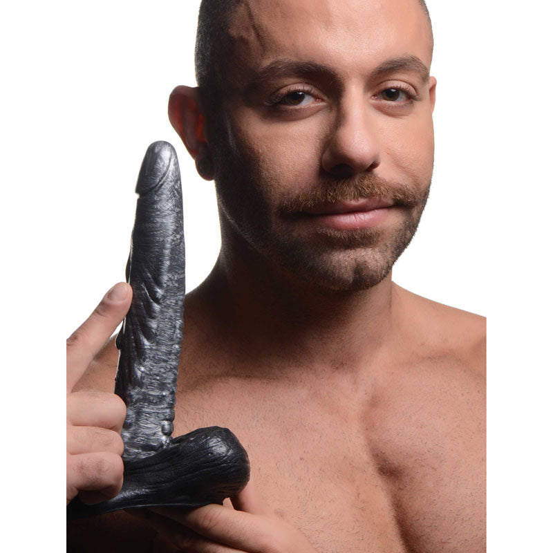 Creature Cocks The Gargoyle Rock Hard Silicone Dildo - Silver 23.6 cm Fantasy Dildo-AG875