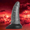 Creature Cocks Beastly Tapered Bumpy Silicone Dildo - Silver 21 cm Bumpy Dildo-AG878