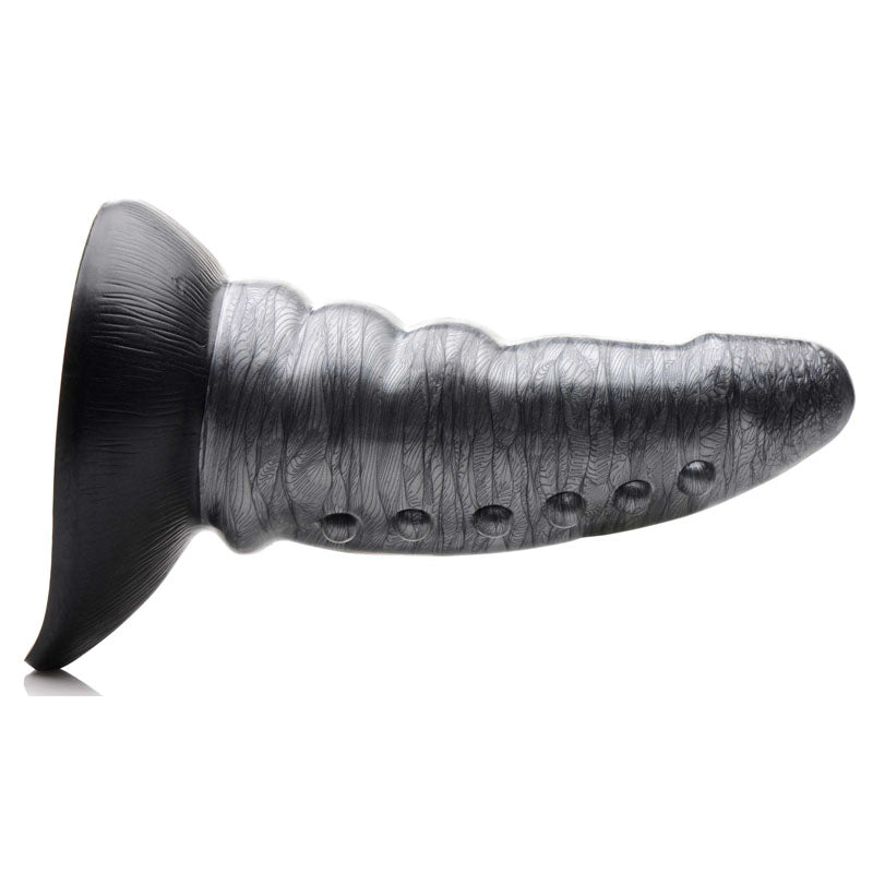 Creature Cocks Beastly Tapered Bumpy Silicone Dildo - Silver 21 cm Bumpy Dildo-AG878