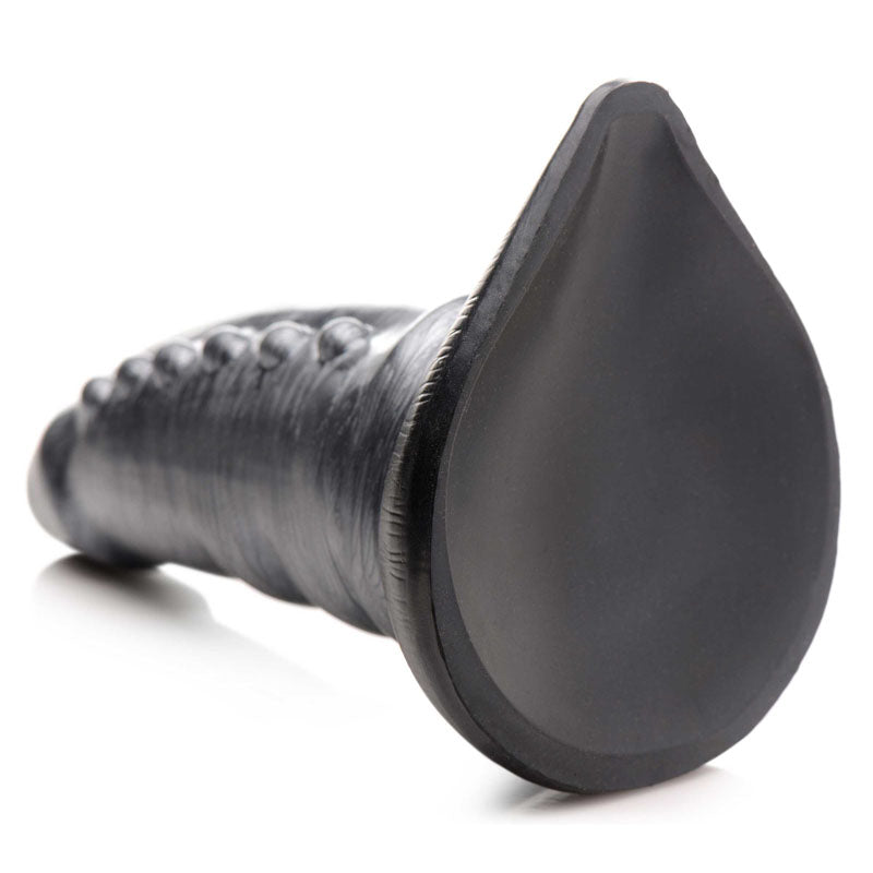 Creature Cocks Beastly Tapered Bumpy Silicone Dildo - Silver 21 cm Bumpy Dildo-AG878