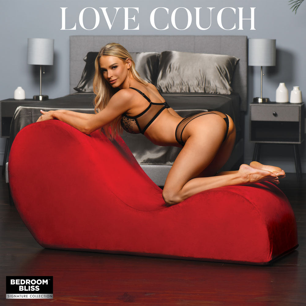 Bedroom Bliss Love Couch - Red Sex Furniture-AH096