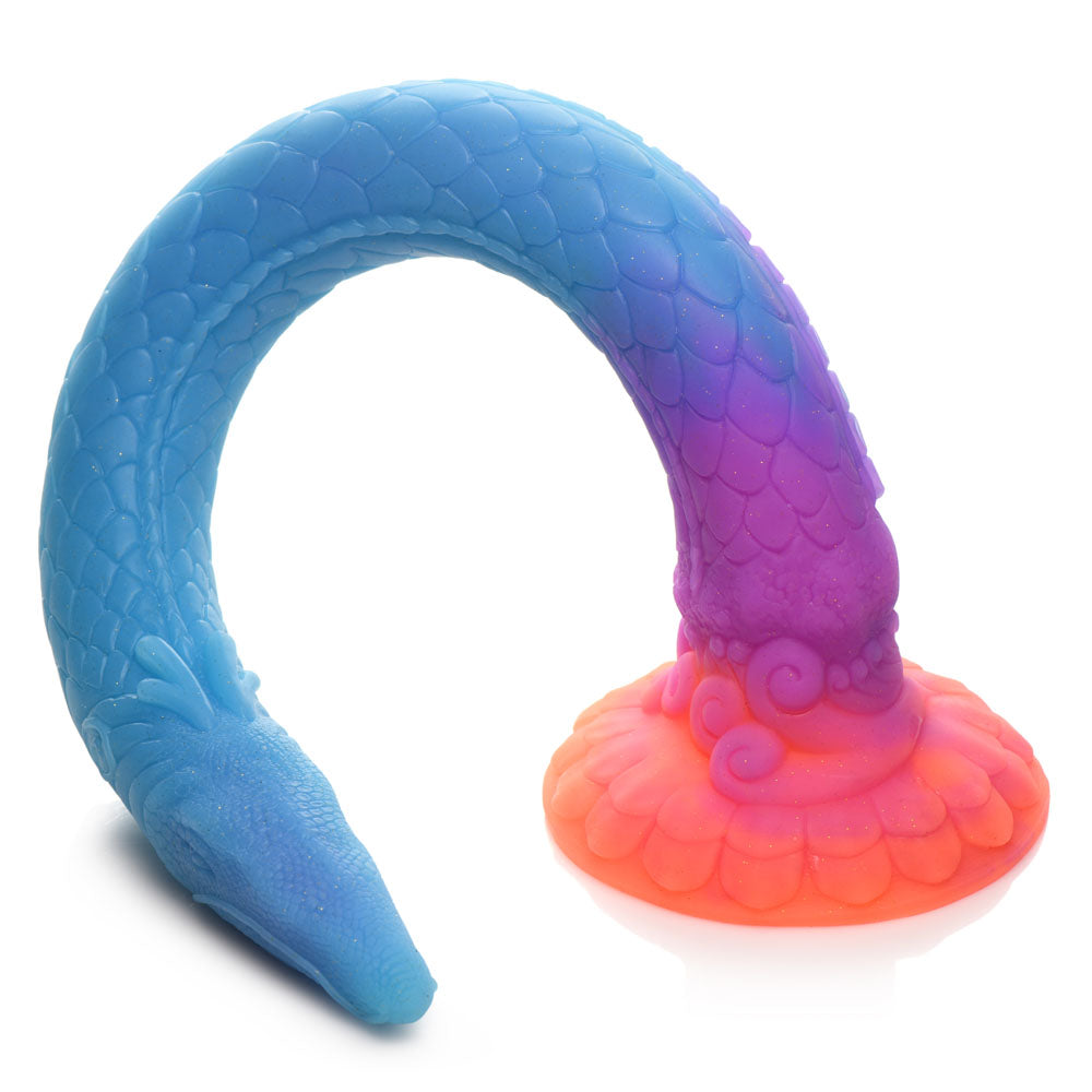 Creature Cocks Larva Silicone Dildo - Coloured 46 cm Fantasy Tentacle Dildo-AH149