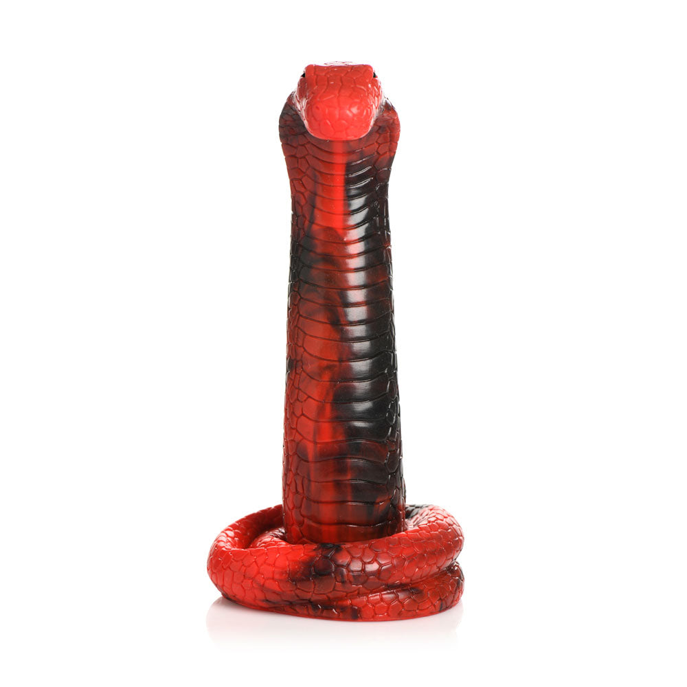 Creature Cocks King Cobra Silicone Dildo - Red 21.4 cm Fantasy Dildo-AH196