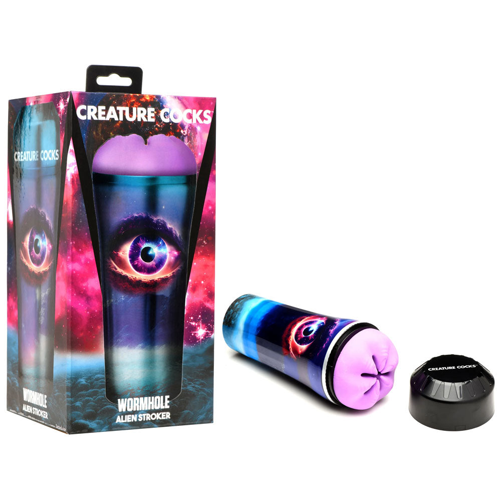 Creature Cocks Wormhole Alien Stroker - Purple Fantasy Stroker-AH240