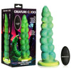 Creature Cocks Squirmer - Green 22.3 cm USB Rechargeable Thrusting Fantasy Dildo