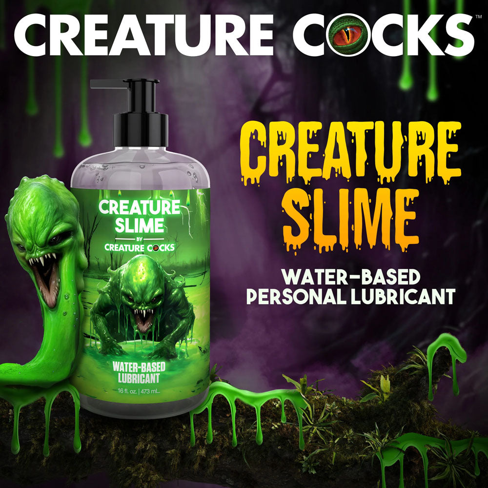 Creature Cocks Water-Based Lubricant - 473 ml - Water Based Lubricant - 473 ml Pump Bottle-AH455-16OZ