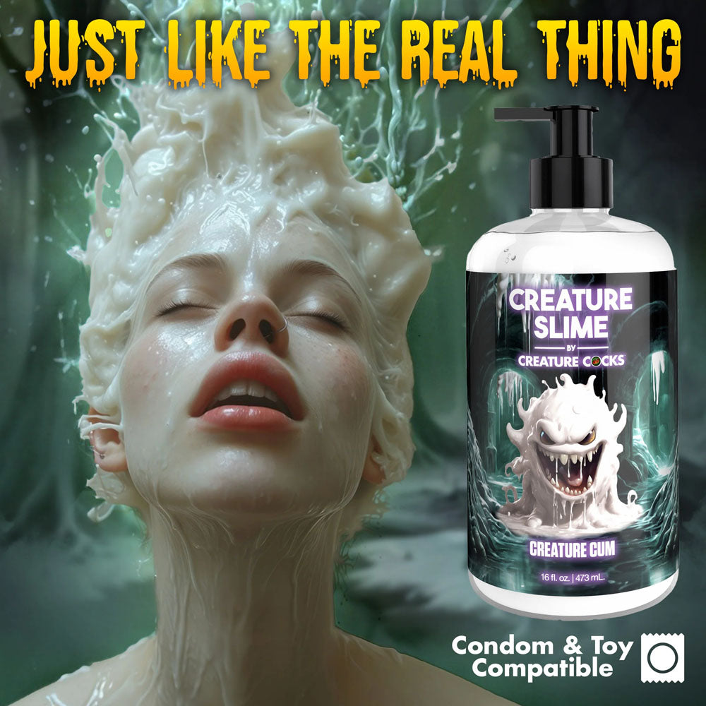 Creature Slime by Creature Cocks - Creature Cum - Cum Lubricant - 473 ml Pump Bottle