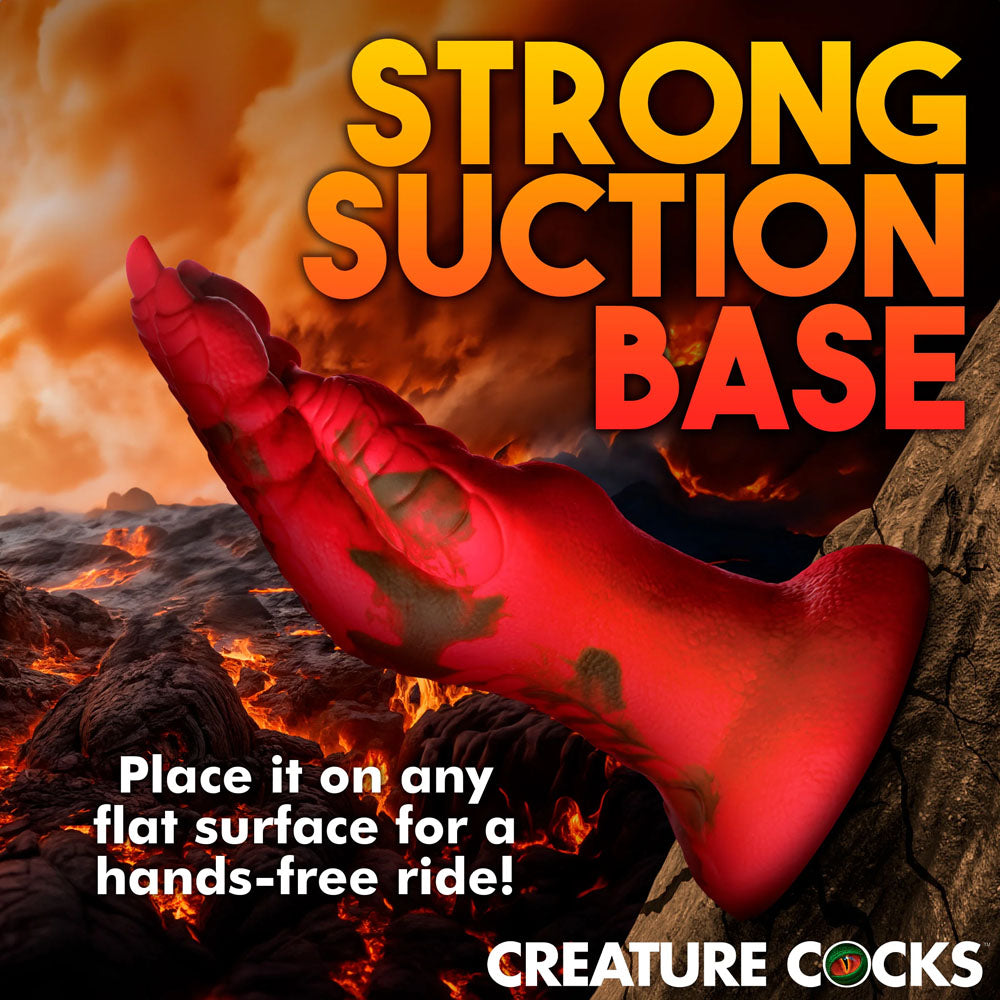 Creature Cocks Demon Claw Fisting Silicone Dildo - Red 21.8 cm Claw Fantasy Dildo