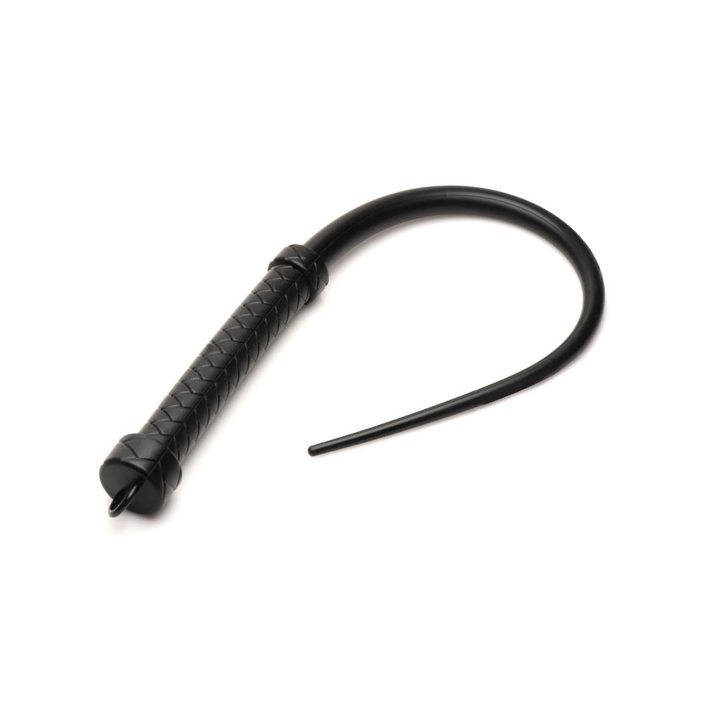 Master Series Viper Tail - Black - Black Silicone Whip-AH512-BLACK