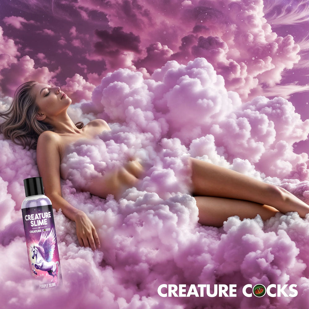 Creature Slime by Creature Cocks - Purple Slime - Purple Water Based Lubricant - 237 ml Bottle-AH587-8OZ