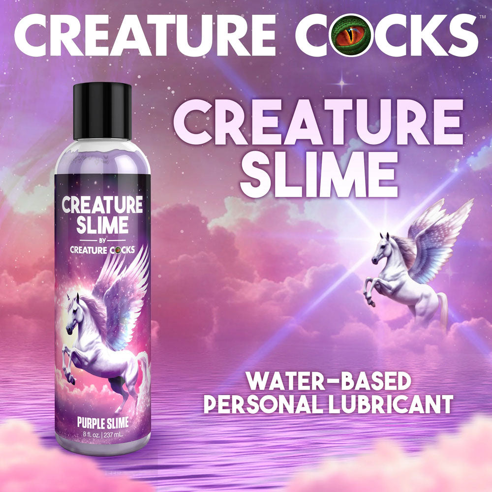 Creature Slime by Creature Cocks - Purple Slime - Purple Water Based Lubricant - 237 ml Bottle