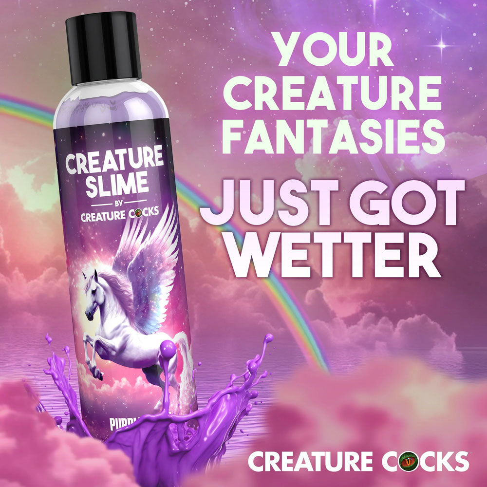 Creature Slime by Creature Cocks - Purple Slime - Purple Water Based Lubricant - 237 ml Bottle-AH587-8OZ