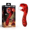Creature Cocks Cobra - Red 18.5 cm USB Rechargeable Fantasy Vibrator with Plasma Ball-AH734