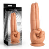 Master Series The Pleaser - Flesh 23.6 cm Double Finger Dildo-AH769