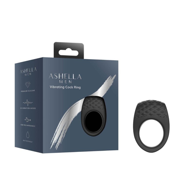 Ashella Men Vibrating Cock Ring-ASHM06