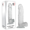 Adam and Eve Crystal Clear 8'' Dildo-(b753 2400)