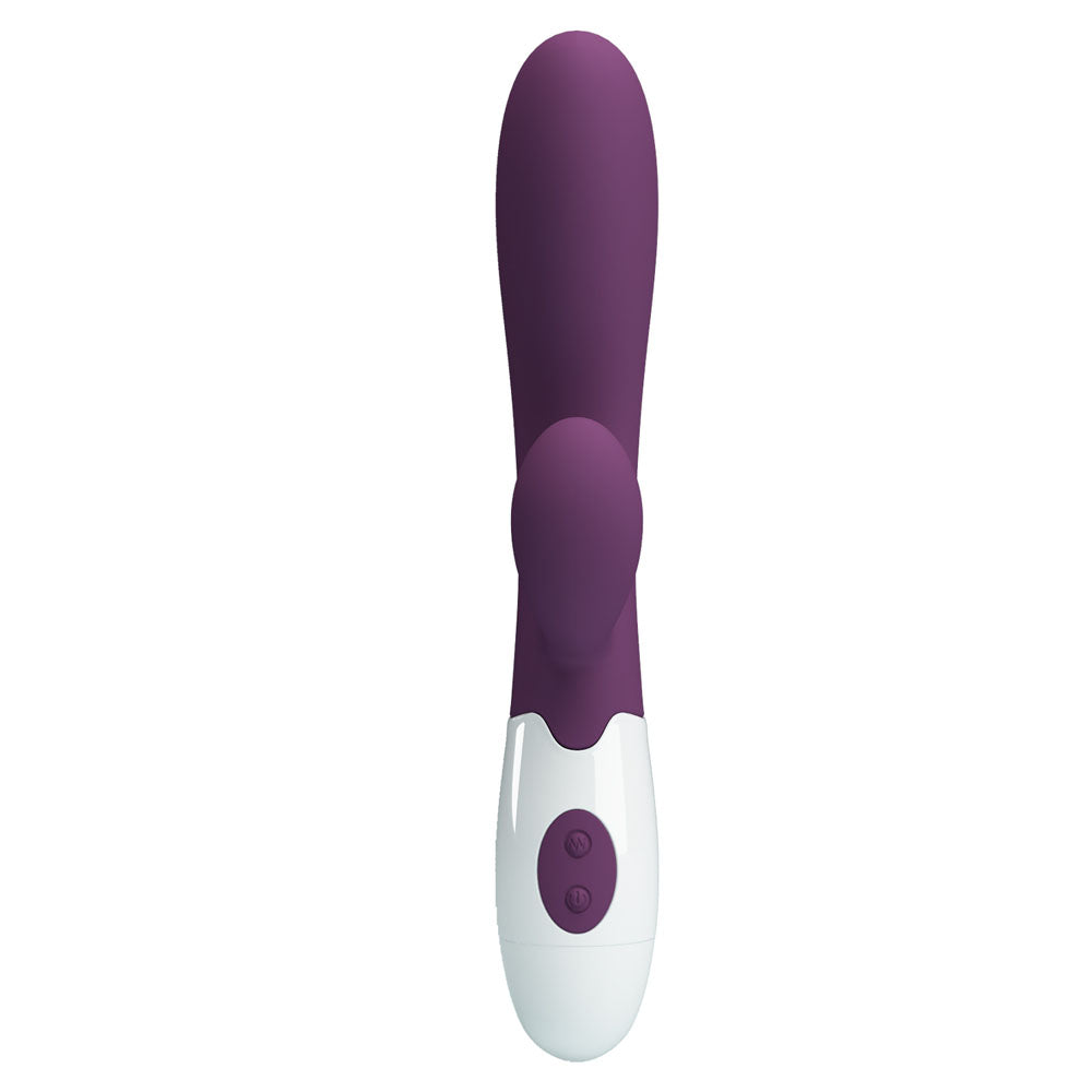 Party Up BEN Classic Vibe - Purple - Purple 20 cm Rabbit Vibrator-BI-014263-A2-PU